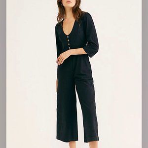Free People Back Into It Jumpsuit SZ Small- NWT